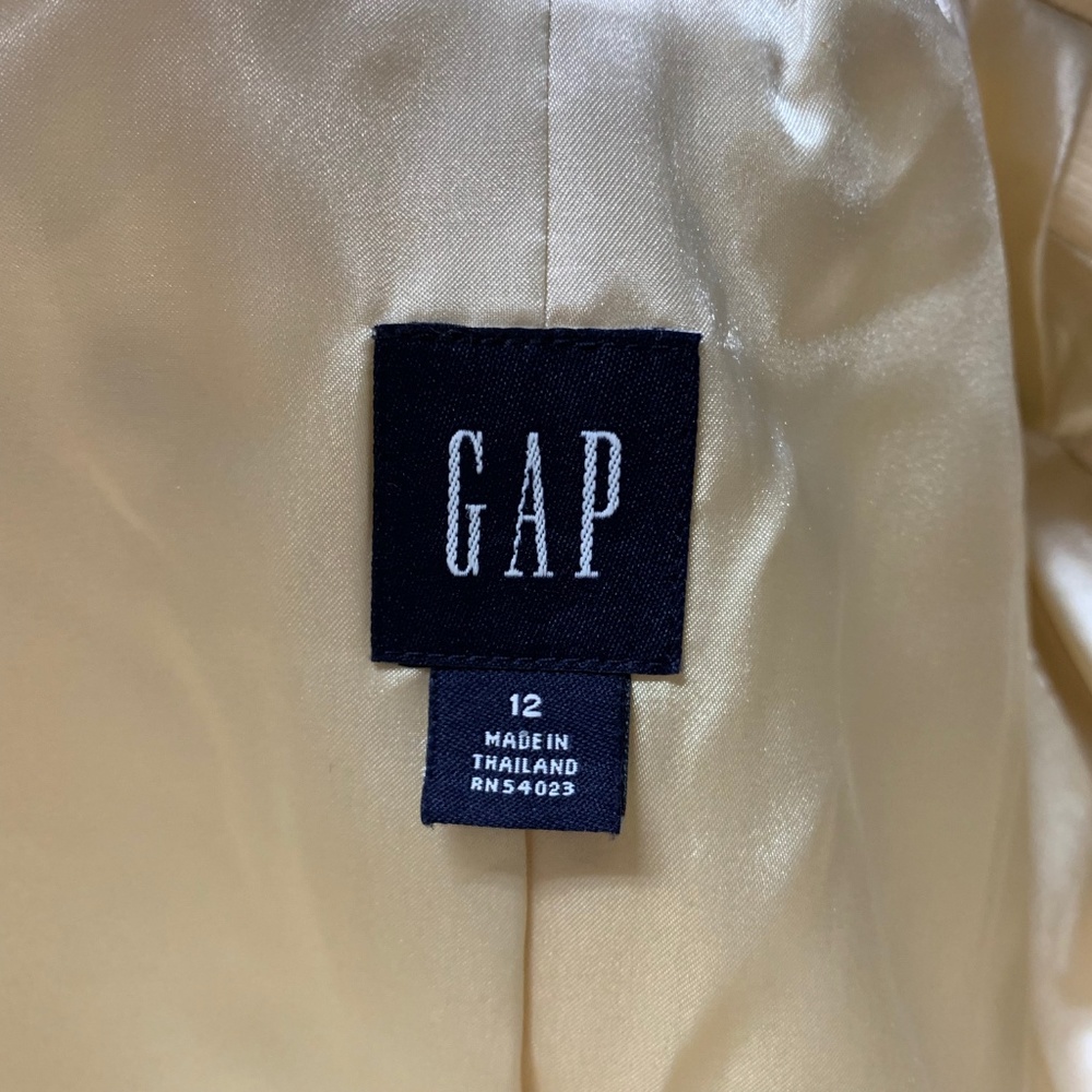 Gap Cotton Fully Lined Single Button Fitted Blazer - image 5